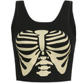Casual Y2k Lace Zebra Stripes Women T Shirt Sleeveless Slim Sexy Sling Clothing 2023 Summer Fashion Crop Top Goth Punk Camisetas