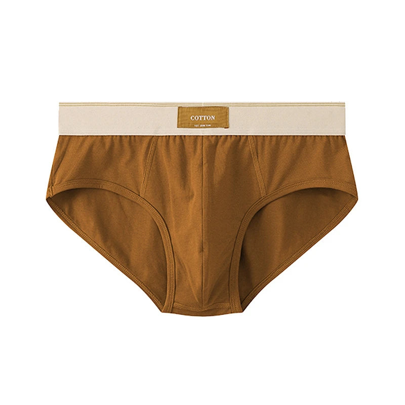 Ropa interior sexi para hombre Solid color men's underwear cotton loose Men's panties briefs plus size boxer shorts underpants