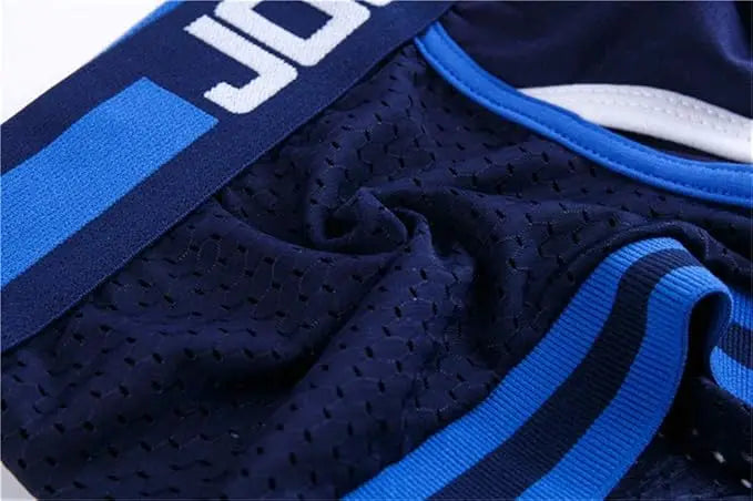 4PCJockmail Calzoncillos Tipo Calzones De Malla En U, Para Hombre, Ropa Interior Cómoda Sexy Sports Fitness Panties lingerie