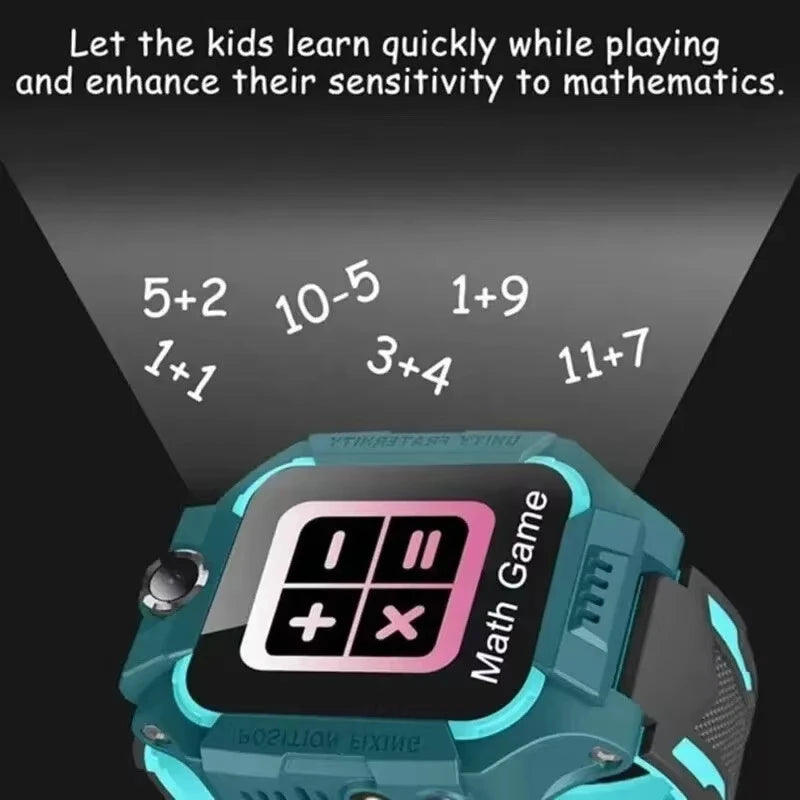 Lenovo 2026 New 4G GPS Waterproof Kids Smart Watch Reloj Inteligente Niños Sim Card Call Camera Mini Electronic Watch Gift