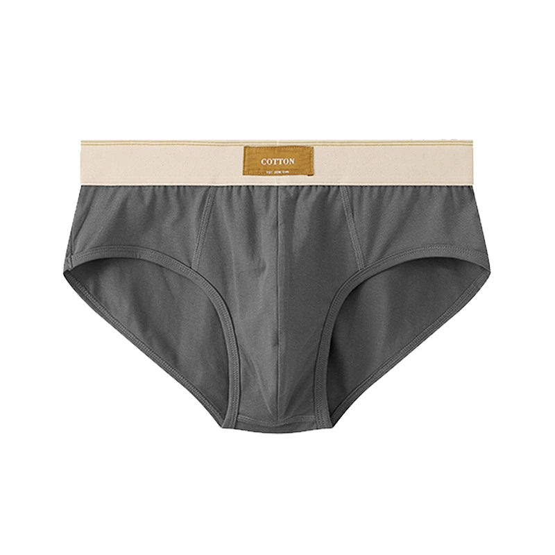 Ropa interior sexi para hombre Solid color men's underwear cotton loose Men's panties briefs plus size boxer shorts underpants