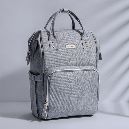 Mochila pañalera acolchada con 13 bolsillos