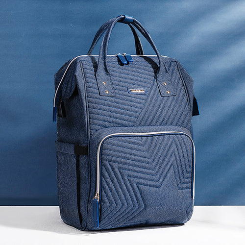 Mochila pañalera acolchada con 13 bolsillos