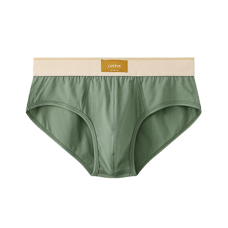 Ropa interior sexi para hombre Solid color men's underwear cotton loose Men's panties briefs plus size boxer shorts underpants