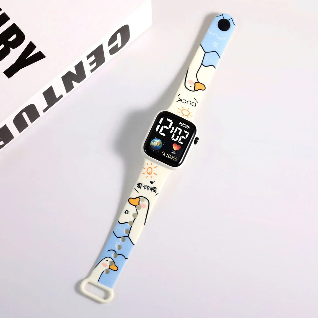 New Stitch Children Watches Girls Reloj Inteligente Para Niños Niña Reloj Hello Kitty Digital Watch Women Relógio Infantil