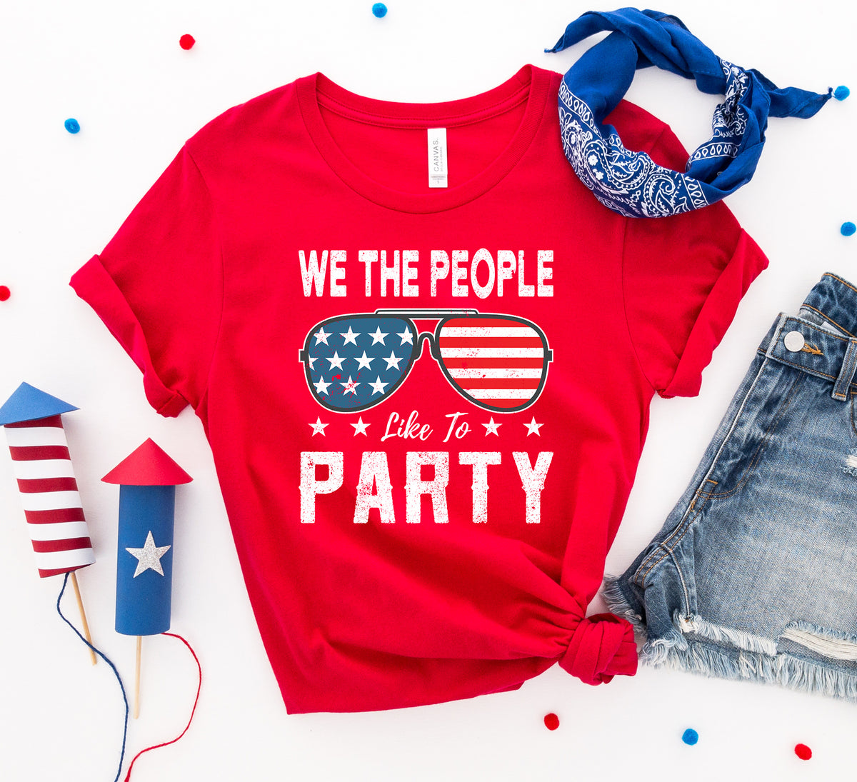 Camiseta «We the people like to party»