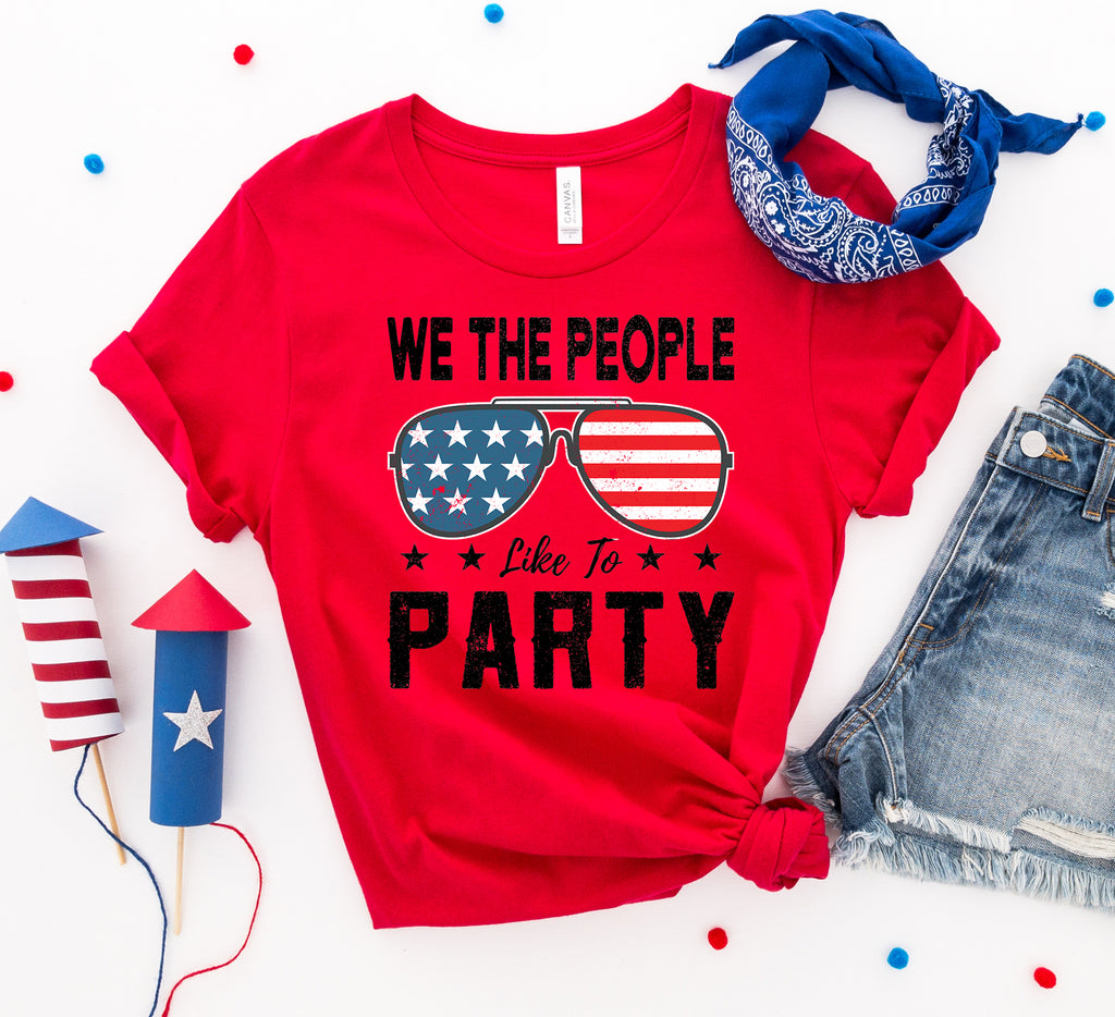 Camiseta «We the people like to party»
