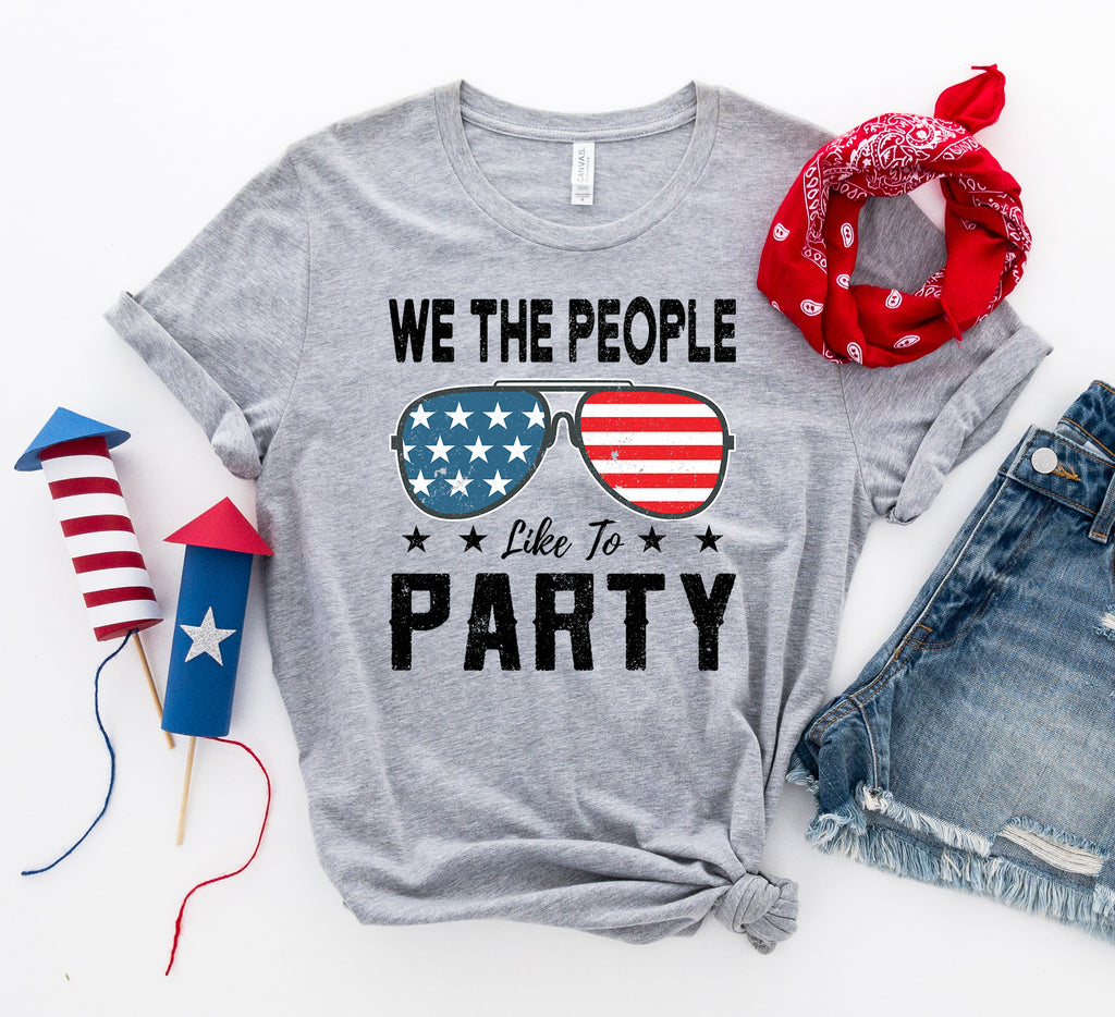 Camiseta «We the people like to party»