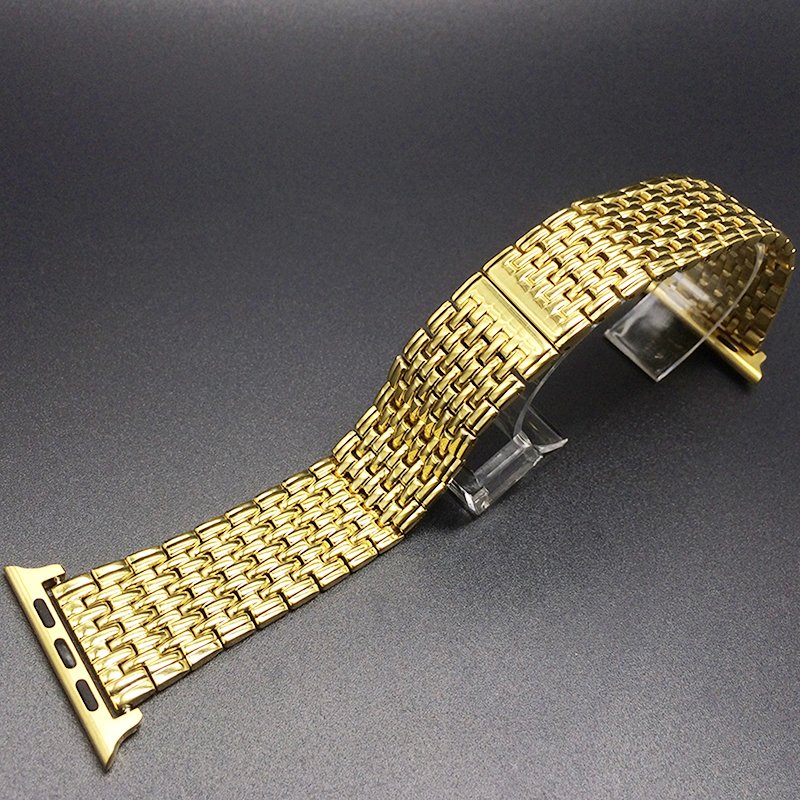 Correa de acero inoxidable compatible con Apple Watch